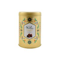 Mathez original French cocoa truffles in gold Christmas tin - 10 x 500g