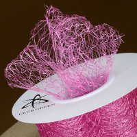 Spider Web Net On Ribbon Fuchsia - 3.8cm x 20m