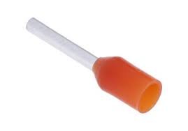 1sq - 8mm Red Bootlace Ferrules (100)