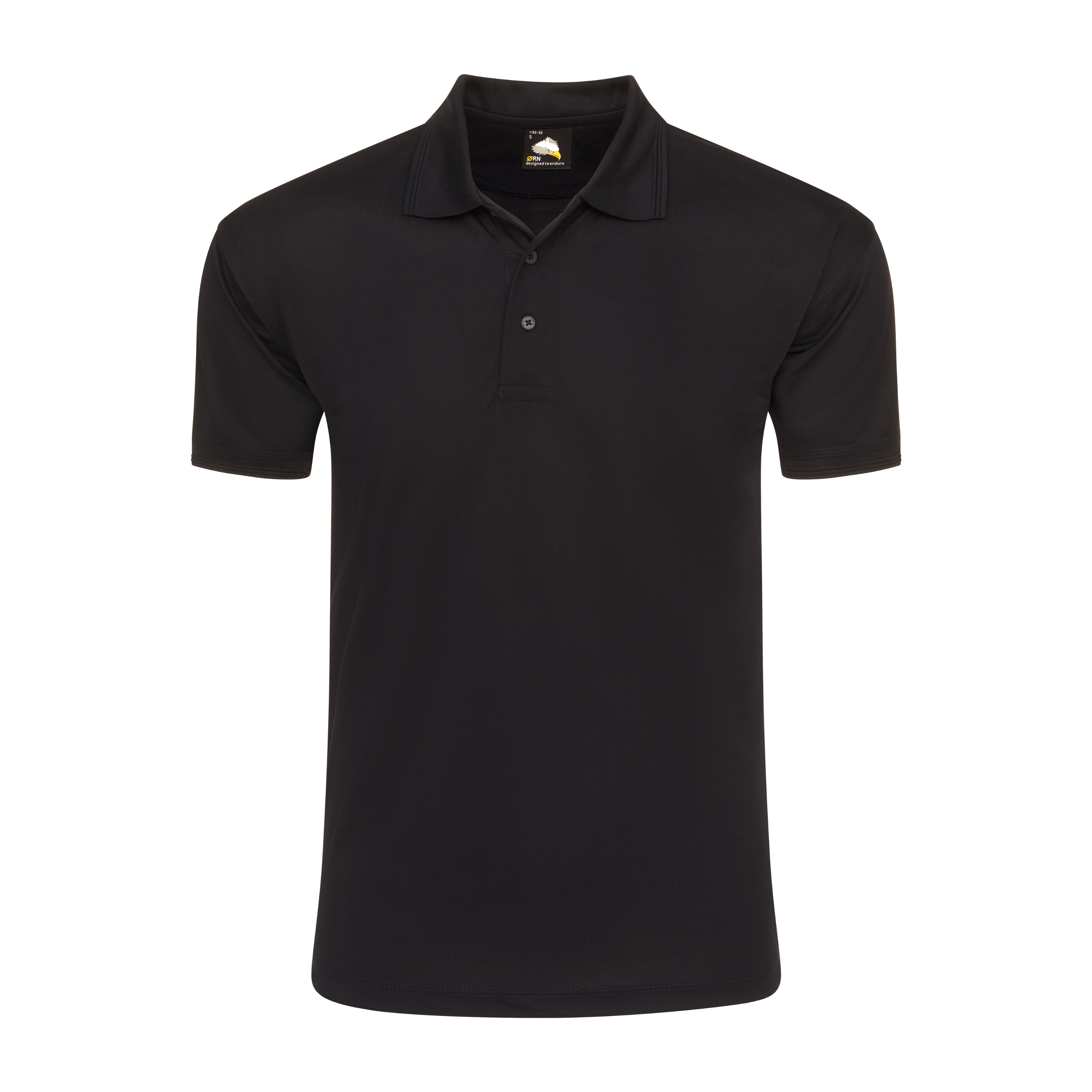 ORN Oriole Wicking Polo Polyester, Black