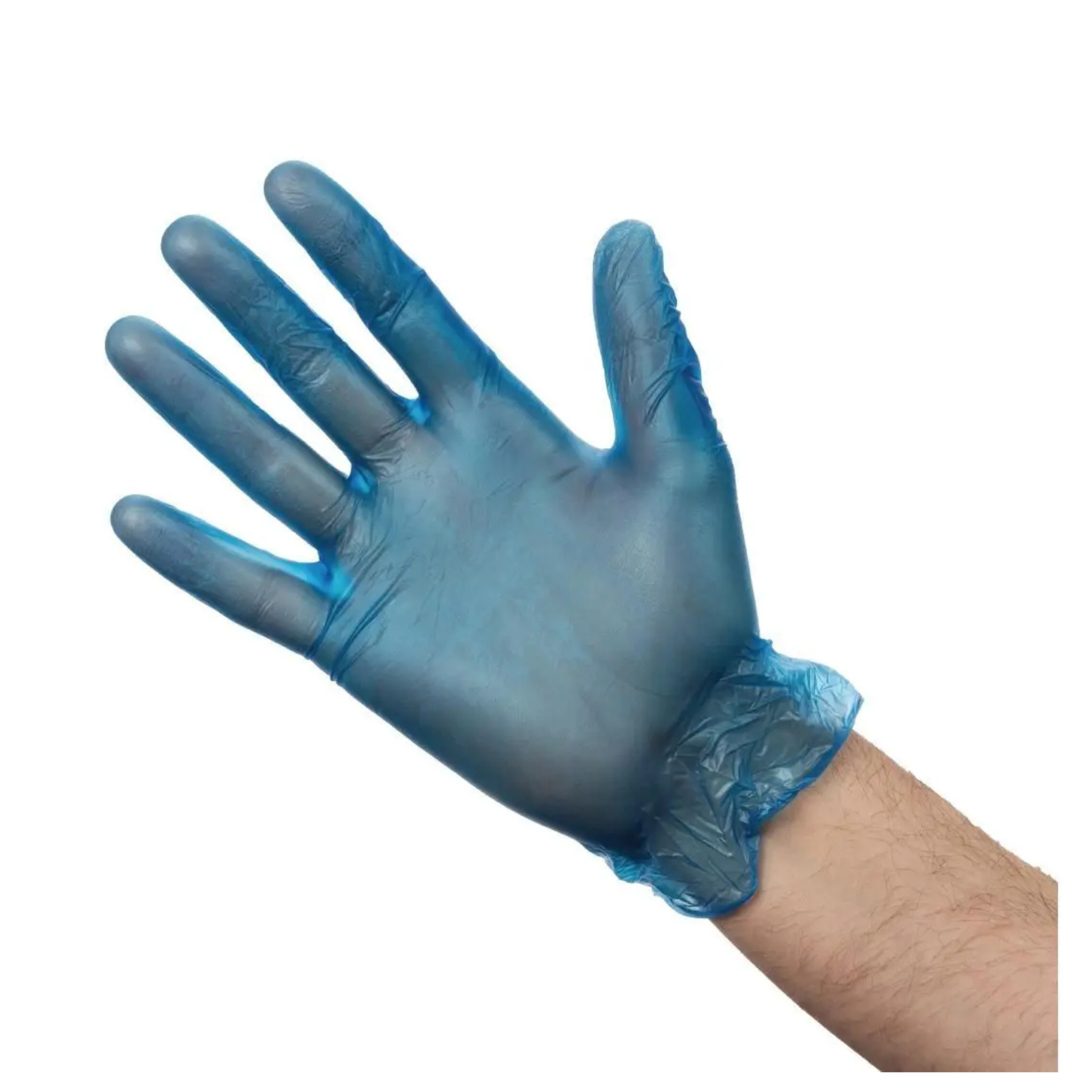 Bodytech, Blue Vinyl Gloves, Powder Free, 1000/Case