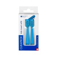Curaprox Kids Travel Refill Blue Brush Heads 2 Pack