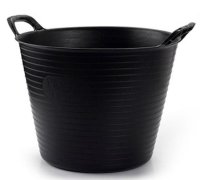 Forte Flexi Tub 15 Litre Black/Green