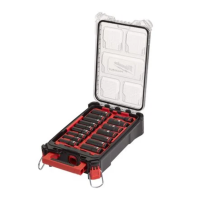 Milwaukee Shockwave&trade; Packout 3/8" Impact Duty Impact Sockets, 19pc