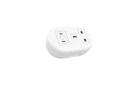 CMD Caplet 1xpower 65w Twin Type c USB 1.5m Lead to GST White