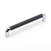 Knurled Handle 160mm Black / Chrome