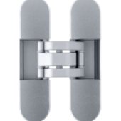 Invisacta IN305 3D Adjustable Concealed Hinge - Capacity 40 Kg - Caps Included Satinized Silver