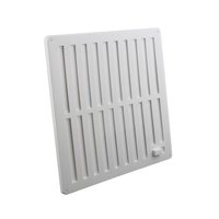BM479 WHITE 9X9 HIT & MISS VENT