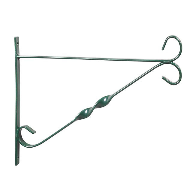 12'' Hanging Basket Brackets Green (HBB12G) Wilsons Import