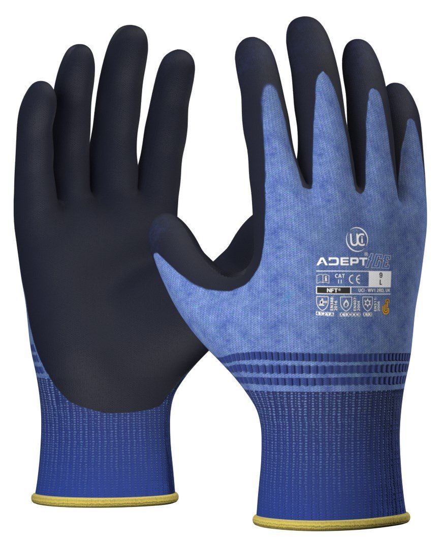 ADEPT-ICE DEXTROUS THERMAL NFT COATED GLOVE WITH TOUCH SCREEN