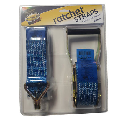 Warrior Ratchet Strap 50mm x 5m 2000kg RAS Pk of 1