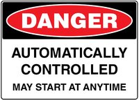 Machinery Sign - Available in Sign Material - PVC, ACM, ADHESIVE