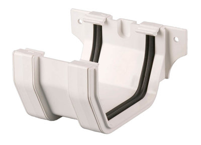 114mm Squarestyle Joint/Union Bracket Arctic White