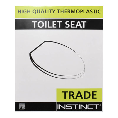 Instinct Home First Seat & Cover White Soft Close Hinge INSTWHF