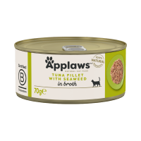 Applaws Cat Can - Tuna Fillet & Seaweed in Broth 70g x 24