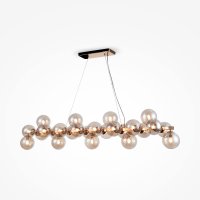 DALLAS PENDANT 25 x G9 LINEAR GOLD
