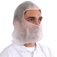 STANDARD BALACLAVA HOOD WHITE 1000 PACK