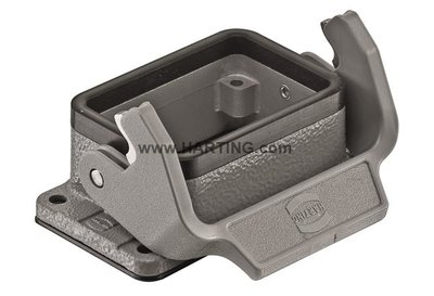 09300060301 Housing Bulkhead Top Entry Metal, Size 6B Single Lever Locking System
