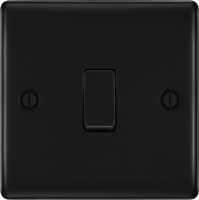 BG Nexus Metal Matt Black 20A Intermediate Switch