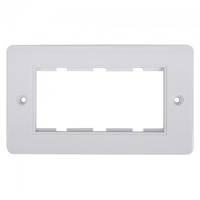 Triax Poly White Bevel Edge Double Module