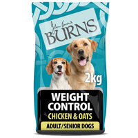 Burns Adult Senior Dog Chicken & Oats Weight Control 2kg