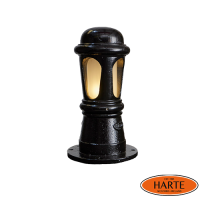 Harte Decorative Bollard Light In Cast Iron, H195