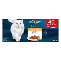 Gourmet 12620075 Perle Cat Pouch Chefs Collection In Gravy 40x85gm 