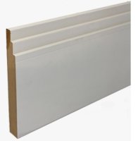 White Primed Art Deco 22 x 110mm x 4.4m Architrave