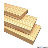 PAO Timber White Deal 3 Inch X 1.5 Inch X 8 Ft