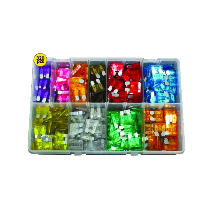 Assorted Standard Blade Fuses (3-40Amp)