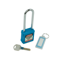 Centurion Safety Lockout Padlocks, Long Shackle, Blue