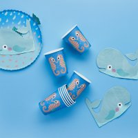 Seahorse Paper Cups - Pack of 8