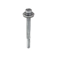 Tek Screws for Heavy Section with Washer 5.5x55mm Box 100 Exterior