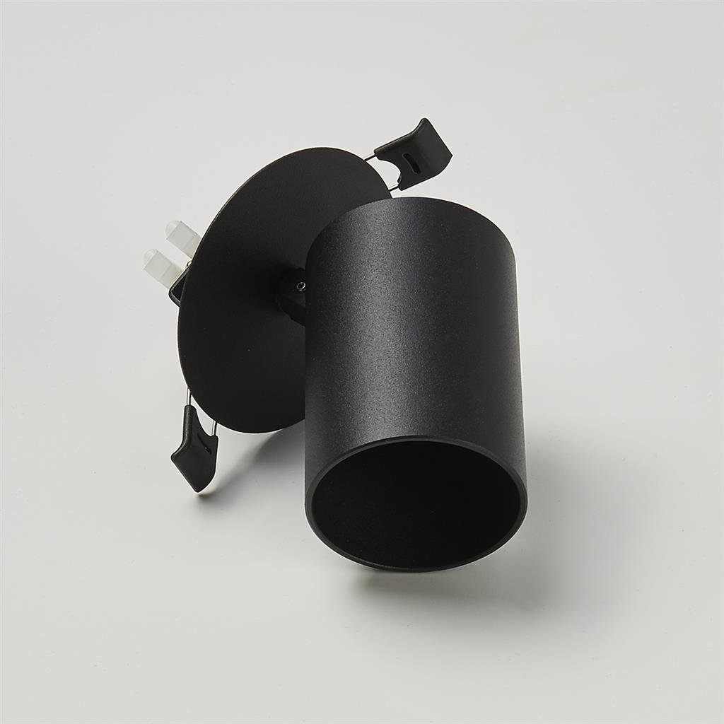 Searchlight Moon Sand Black Recessed GU10 Spotlight