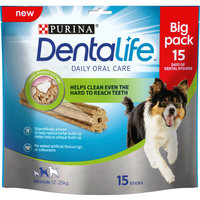 Purina Dentalife Oral Care Sticks Medium 15-Stick Loyalty pk x 3