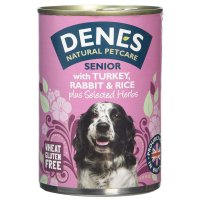 Denes Dog Tin Senior Turkey Rabbit & Rice 12x400g