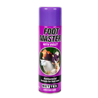 Net-Tex Foot Master with Violet Aerosol Spray 500ml
