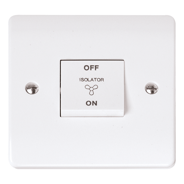 Click Mode 3 Pole Fan Isolator Switch White CMA020