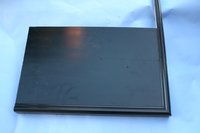 Fascia Box End Black Left Hand Ogee 600 x 350mm