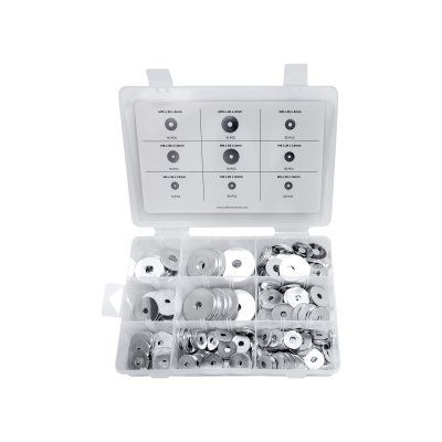 240 Piece Zinc Plated Metric Repair Washer Set