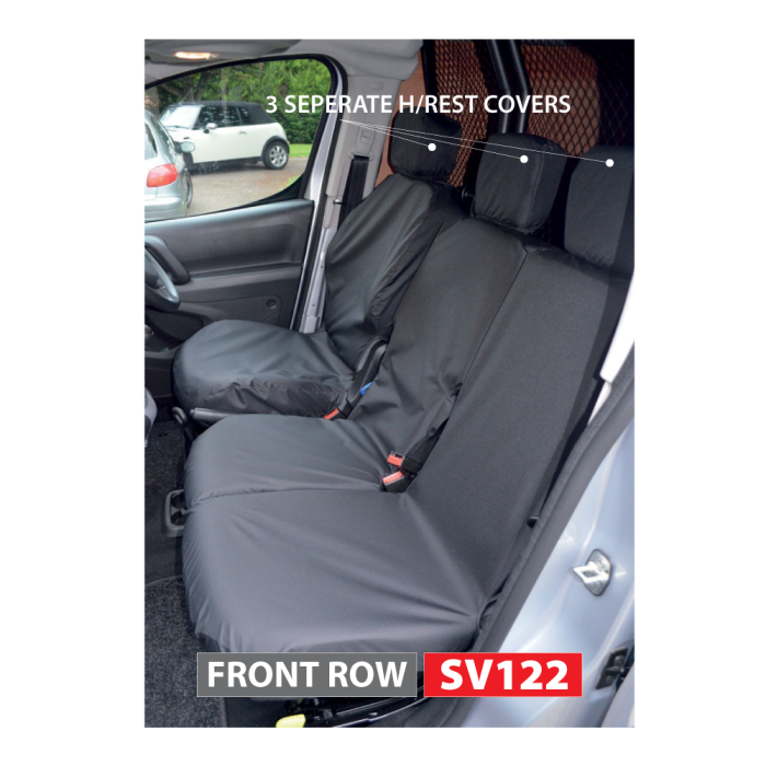 Citroen Berlingo / Partner / Combo Seat Covers (Front Row 3 Seater) 2019+