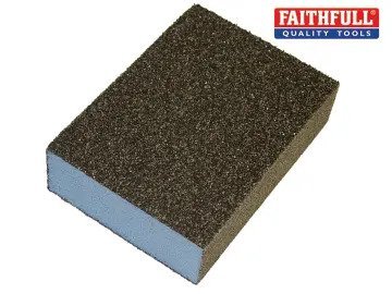 Faithfull Sanding Block - Coarse/ Medium 90 x 65 x 25mm