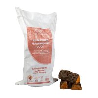 Comfort Wood Fuels Kiln Dried Hardwood Logs Large Boot Red Bag 60L