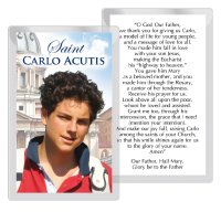 Verse Leaflet/Plastic Wallet/Carlo Acutis   (7135/312 CARLO)