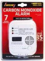 Safeline Carbon Monoxide Alarm - Battery Operated