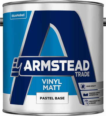 Armstead Trade Vinyl Matt Pastel Base 2.5L Paint 5218678