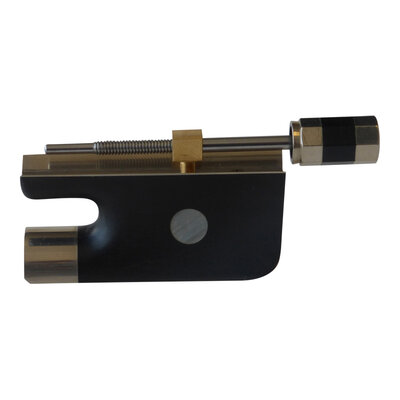 Cello bow frog, complete