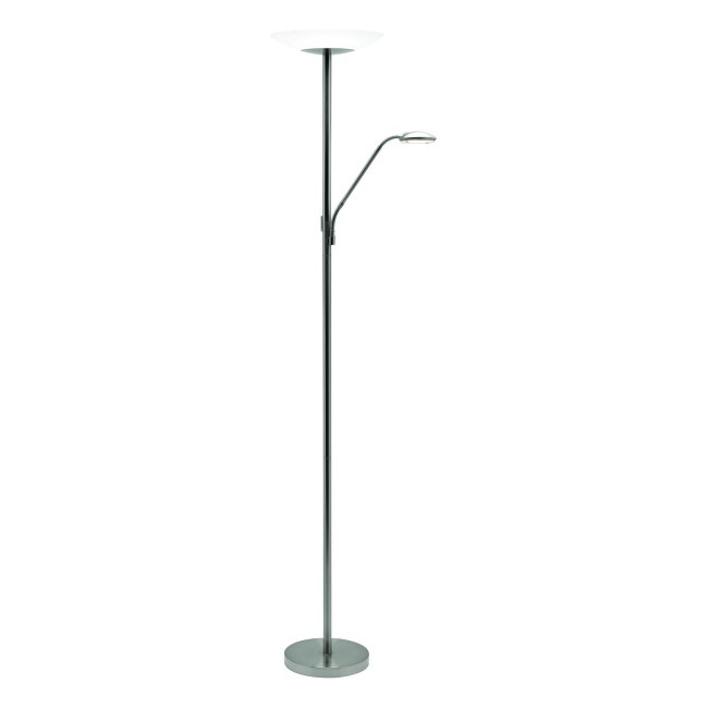 Mercator Emilia Floor Lamp Brushed Chrome Project Lighting