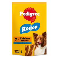 Pedigree Rodeo with Chicken Flavour 7 Sticks Dog Treats 12x123gm DK99N