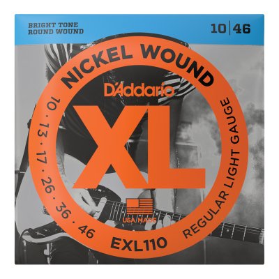 D'Addario XL Nickel Electric Guitar String Set Regular Light